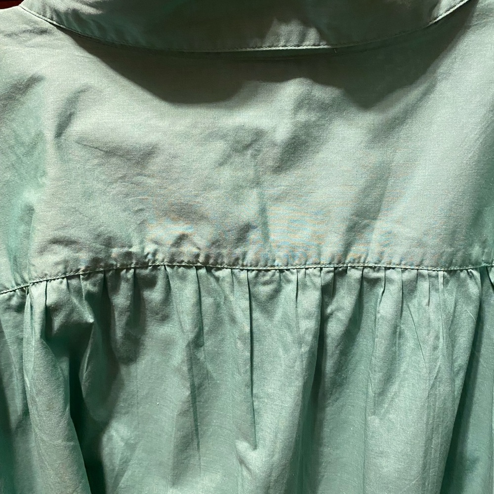 Green Button-Up Shirt plus size 5X Women’s - Picture 13 of 13